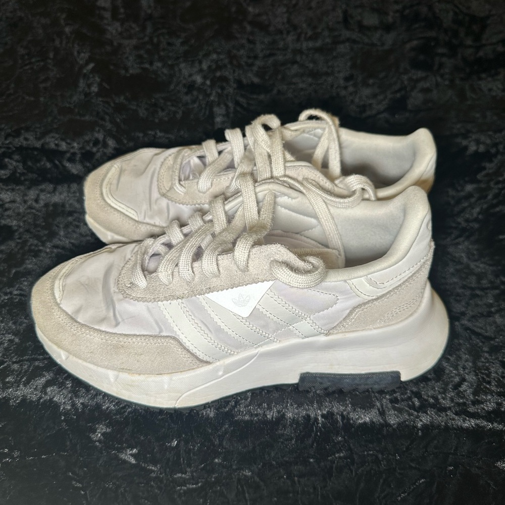 Adidas White and Gray Sneakers